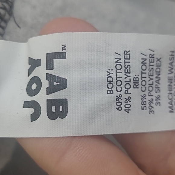 Joy Lab Hooded Crop Top Sweatshirt Vest charcoal gray fleece zipper pocket - Picture 7 of 7